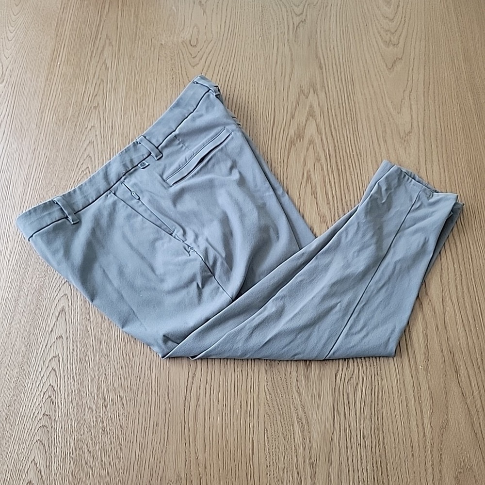 Lululemon ABC Pants Men's 36 Gray Classic Fit 5 Pockets Mid Rise Straight Leg
